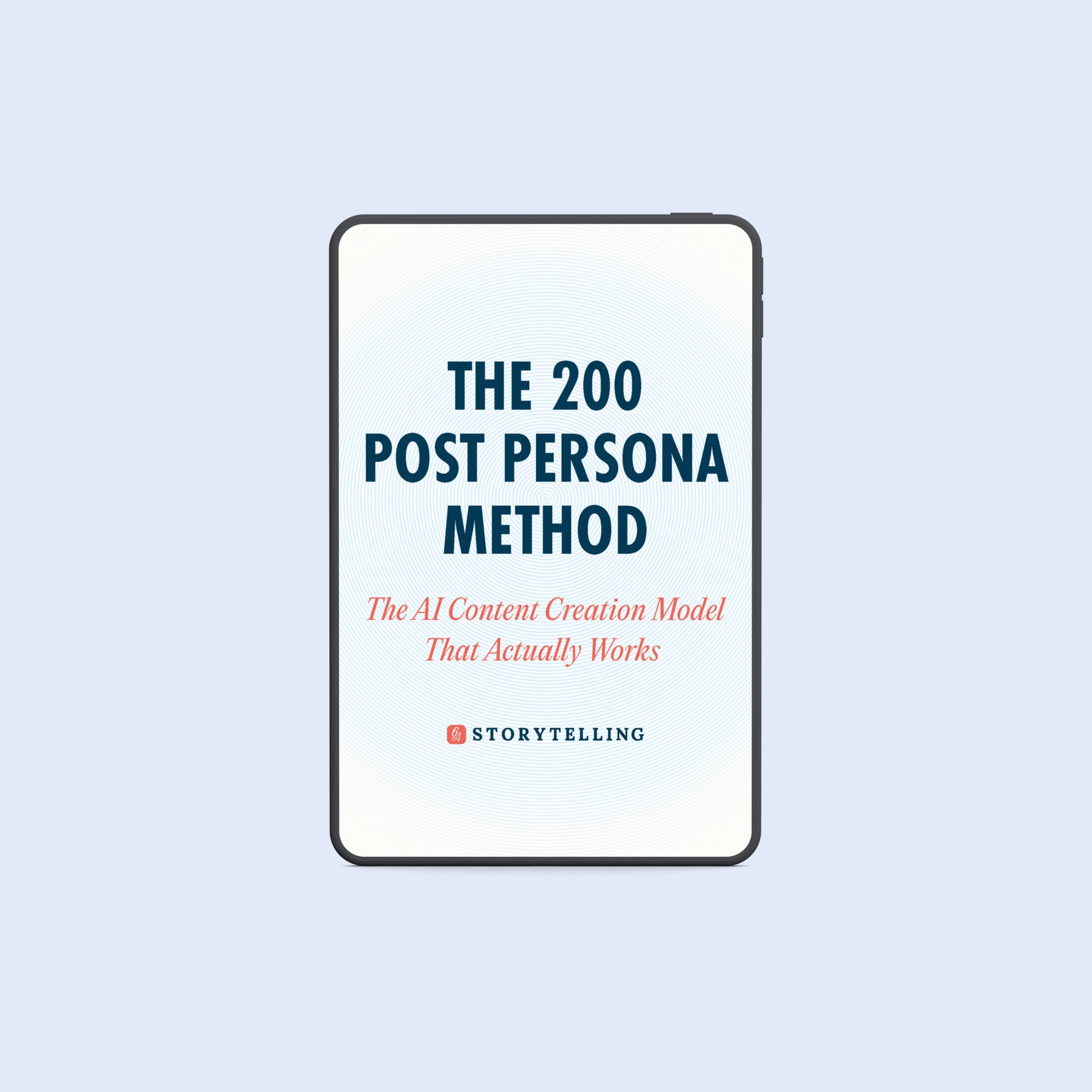 The 200 Post Persona Method - The AI Content Creation Model That Actually Works